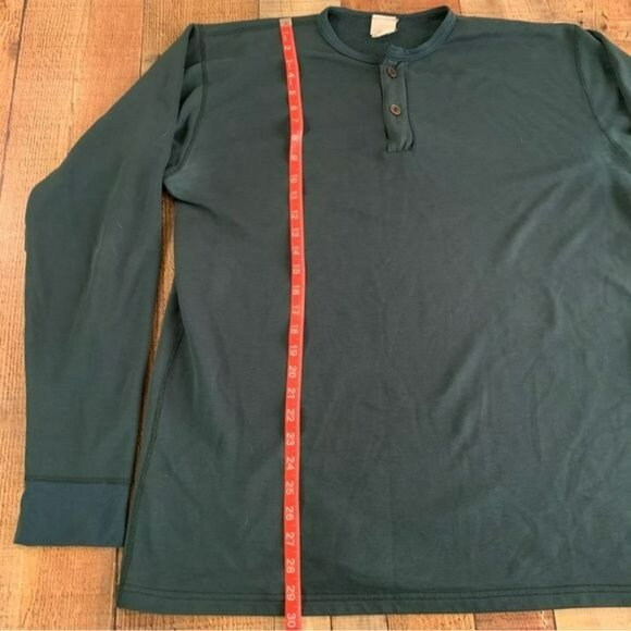 Y2K Cabela’s Henley button long sleeve shirt men’s XL - Picture 3 of 6